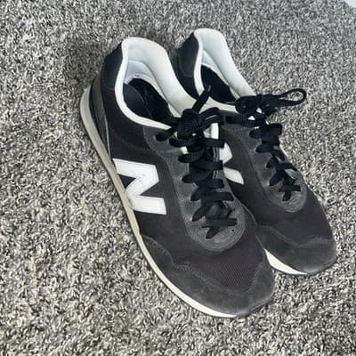 New Balance 515 V3 Sneakers Mens 12 Black White Retro Classic Lifestyle