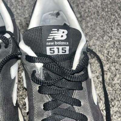 New Balance 515 V3 Sneakers Mens 12 Black White Retro Classic Lifestyle - Thumbnail 9