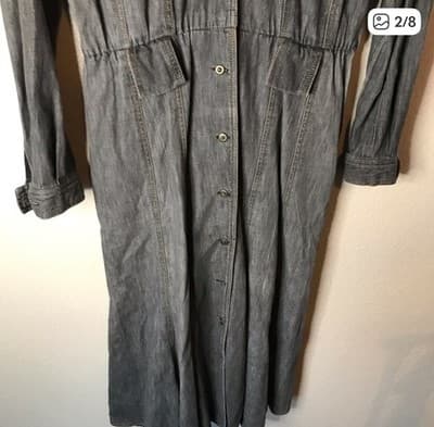 Kasper Maxi denim dress 8/9 vintage - Thumbnail 3