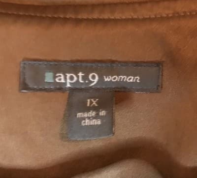 APT 9 Blazer Career Jacket Satiny olive green Women’s Xl - Thumbnail 3