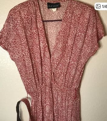 Vintage 90s Floral Dress Phoebe Grunge Cottagecore Prairie Womens 7/8 - Thumbnail 4