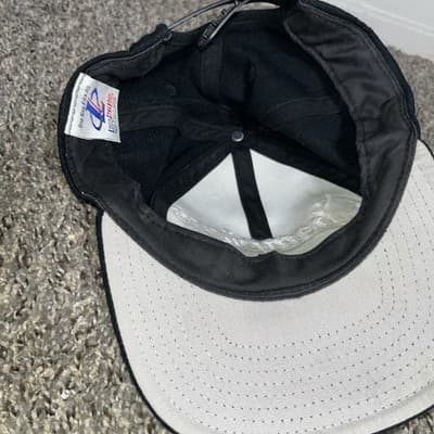 Vintage Minnesota Vikings Hat Snap Back Black NFC Central Division Champions - Thumbnail 4