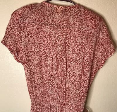 Vintage 90s Floral Dress Phoebe Grunge Cottagecore Prairie Womens 7/8 - Thumbnail 5