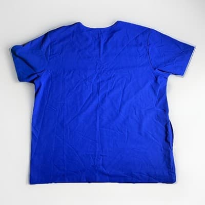 FIGS Catarina One Pocket Scrub Top Medical V-Neck Size XL Indigo Blue - Thumbnail 3