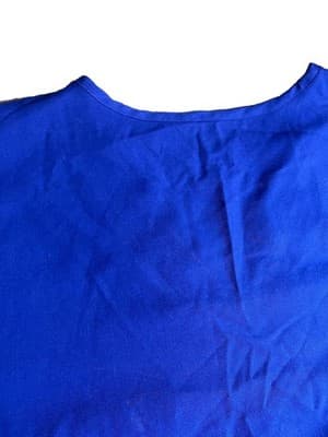 FIGS Catarina One Pocket Scrub Top Medical V-Neck Size XL Indigo Blue - Thumbnail 5