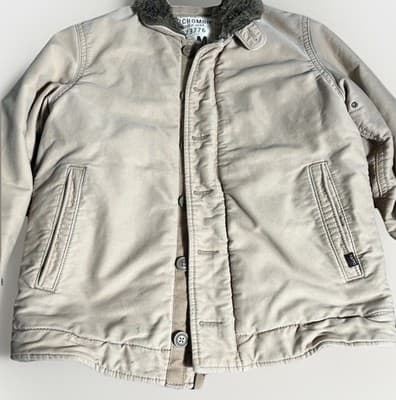 Abercrombie And Fitch Vintage Tan Military/ Army Style Jacket M Rare Y2K - Thumbnail 3