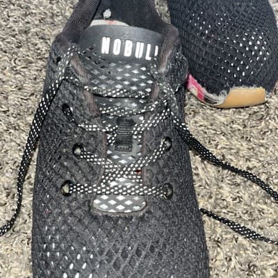 Nobull Mesh Lifting Mens Sz 12.5 Women’s Sz 14 Black Weight Lifting Sneakers - Thumbnail 6