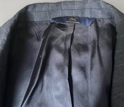 Brooks Brothers Mens Blazer 48R Gray Pinstripe Wool Stretch Suit Jacket 346 - Thumbnail 3