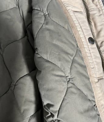 Abercrombie And Fitch Vintage Tan Military/ Army Style Jacket M Rare Y2K - Thumbnail 7