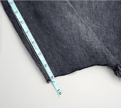 NWT Lucky Brand Men's Vintage Loose Jeans Shorts Size 42 Black Denim Cutoffs Y2K - Thumbnail 2