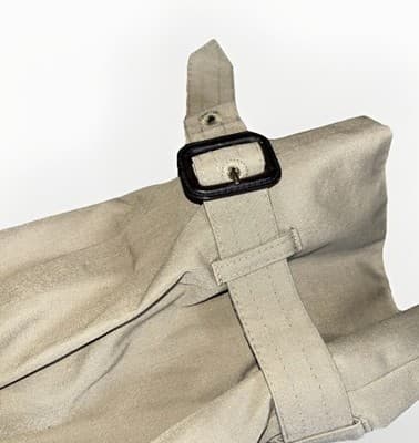 Vintage Brooks Brothers Trench Coat Wom. 42 L Khaki Belted Plaid Lined Made USA - Thumbnail 12