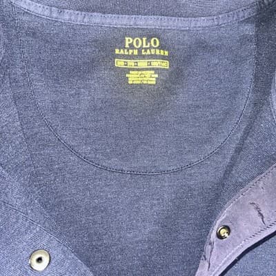 Polo Ralph Lauren Double-Knit Quarter Snap Pullover Navy Men’s Size 3 XB Preppy - Thumbnail 3