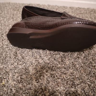 SAS Tripad Comfort Loafers Brown Faux Snake Skin Print Slip On Shoes Womens Sz 7 - Thumbnail 4