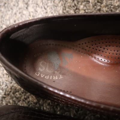 SAS Tripad Comfort Loafers Brown Faux Snake Skin Print Slip On Shoes Womens Sz 7 - Thumbnail 6