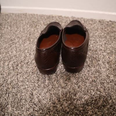SAS Tripad Comfort Loafers Brown Faux Snake Skin Print Slip On Shoes Womens Sz 7 - Thumbnail 3