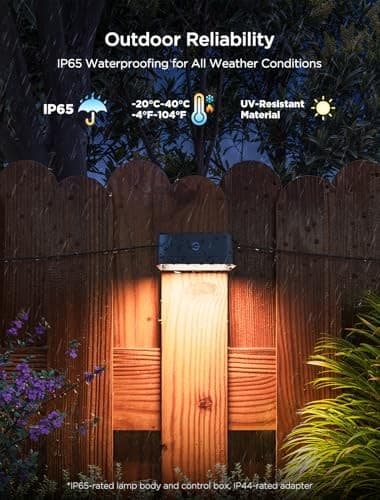 Govee RGBIC Outdoor Deck Lights, 6 Pack, Smart Control - Thumbnail 5