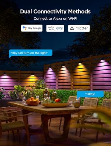 Govee RGBIC Outdoor Deck Lights, 6 Pack, Smart Control - Thumbnail 4