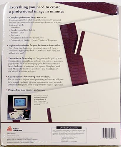 Communique Printable Tri-fold Brochures W/ Clear Sealing Labels- Paisley Design - Thumbnail 2