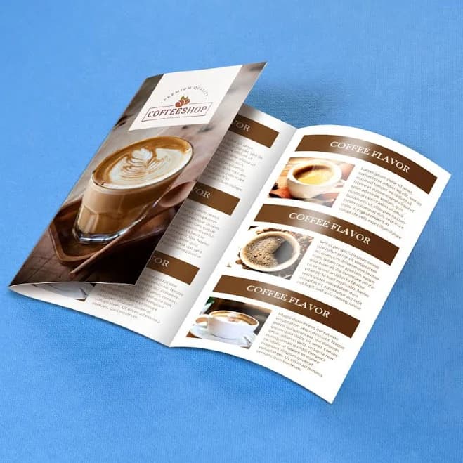 Communique Printable Tri-fold Brochures W/ Clear Sealing Labels- Paisley Design - Thumbnail 6