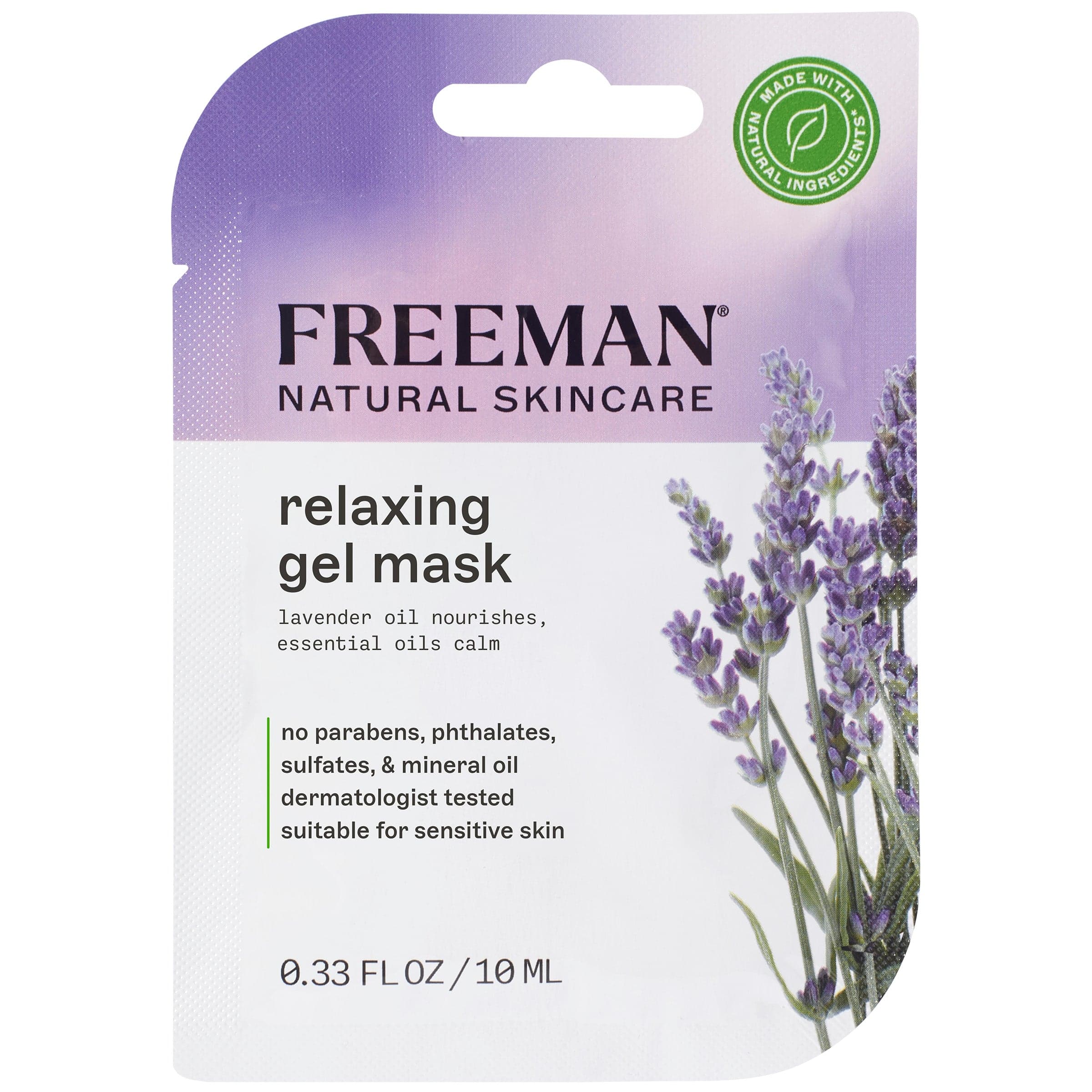 Freeman Natural Skincare Relaxing Lavender & Essential Oil Gel Leave on Facial Mask - Thumbnail 3