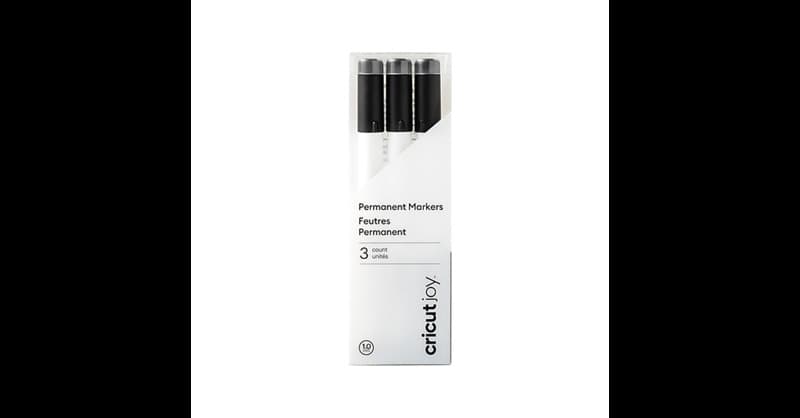 Cricut Joy 3pk Permanent Markers 1.0 Black: Felt Tip Pens, Cricut Pen Set, Stationery, Office Supplies, 3 Count - Thumbnail 2