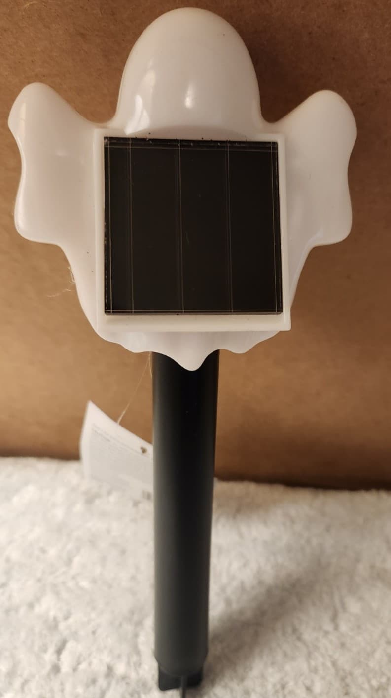 NEW Halloween GHOST Solar Outdoor Landscape Stake Lamps Yard Path Light Garden - Thumbnail 4