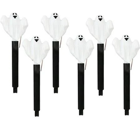 NEW Halloween GHOST Solar Outdoor Landscape Stake Lamps Yard Path Light Garden - Thumbnail 6