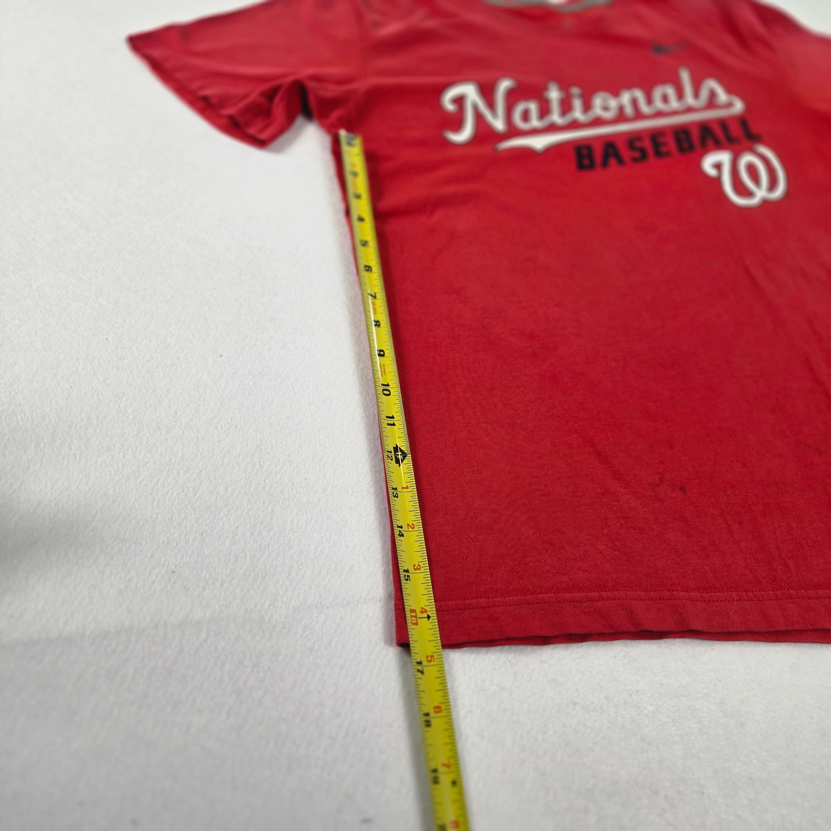 Nike Nationals Baseball Red T-Shirt Size Large - Thumbnail 2