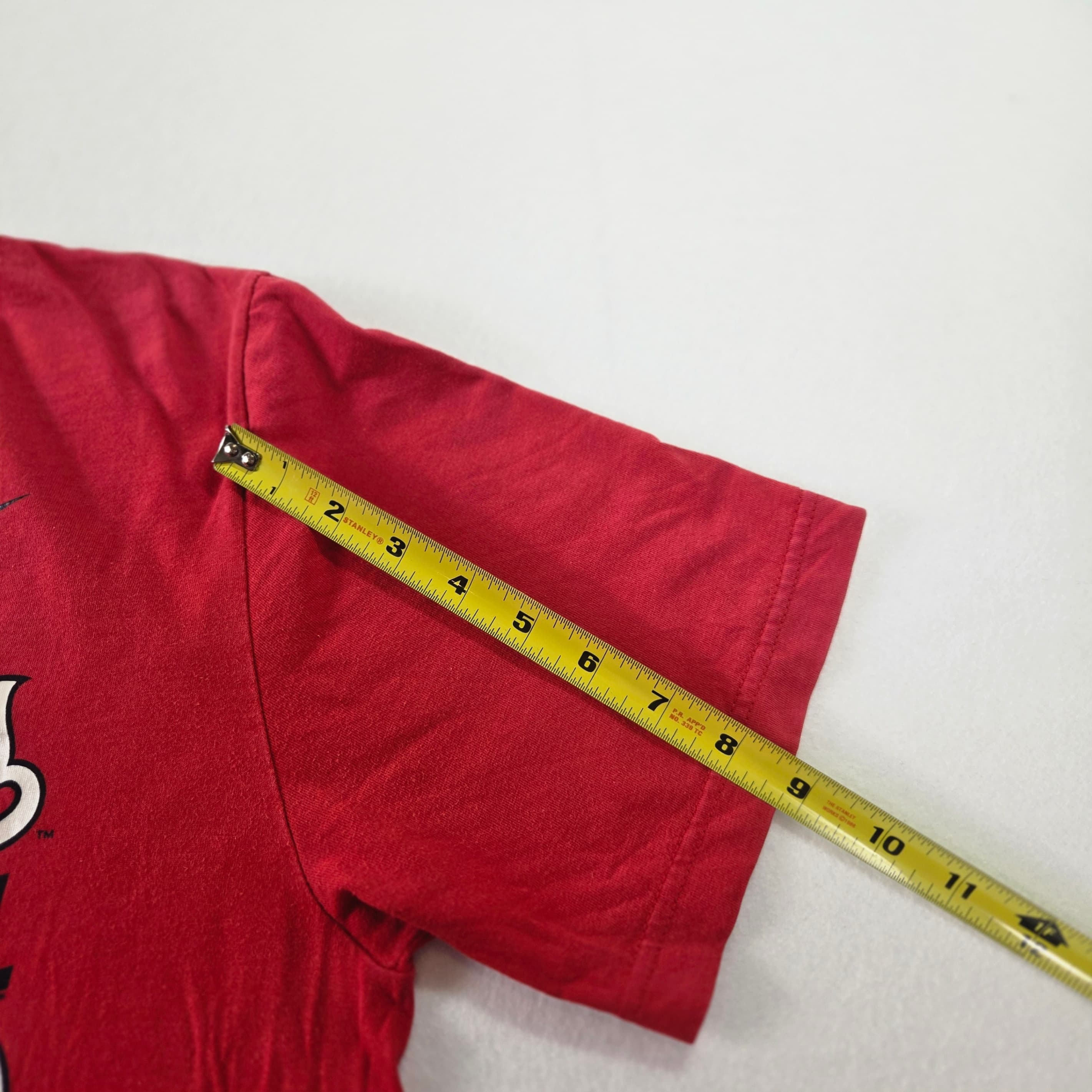Nike Nationals Baseball Red T-Shirt Size Large - Thumbnail 3