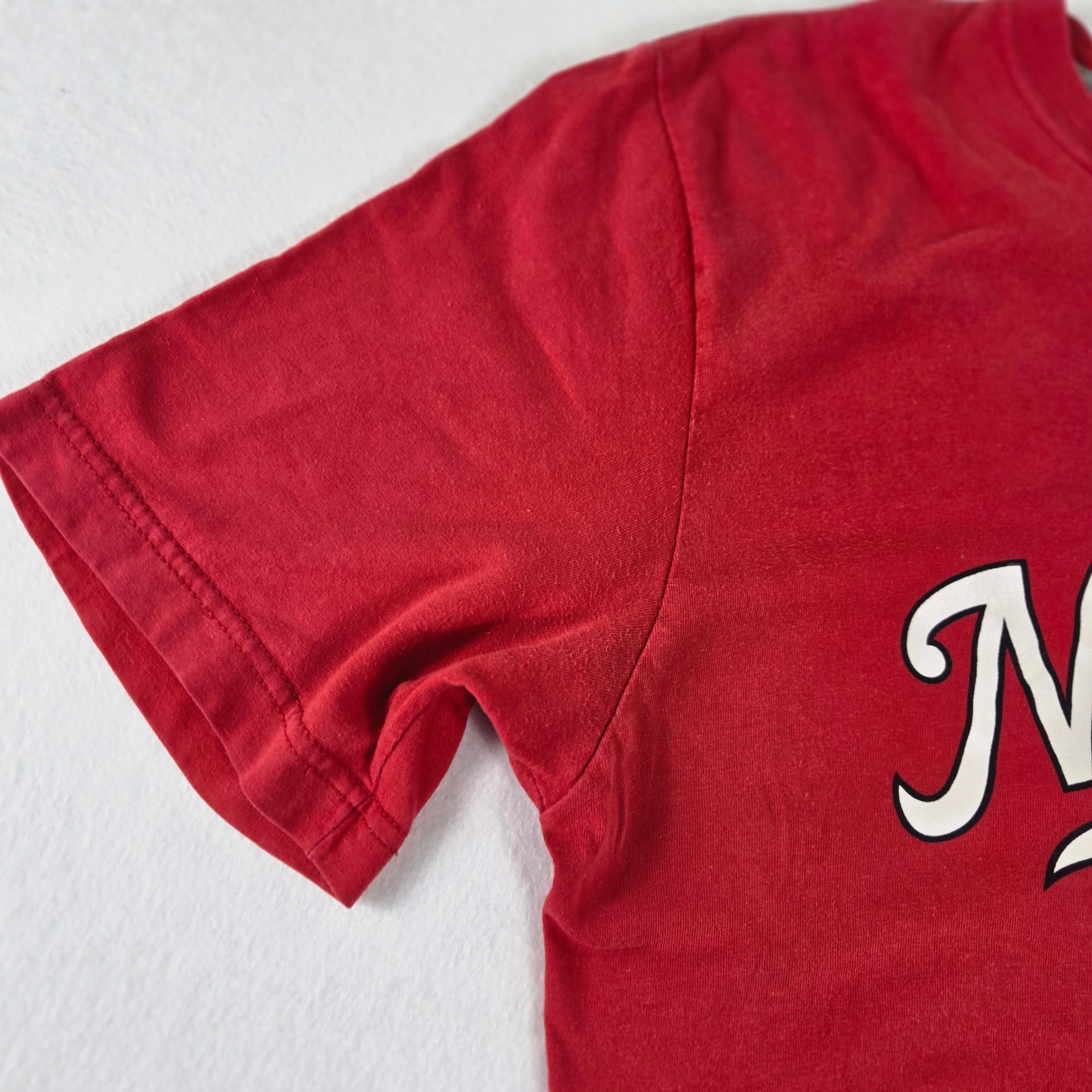 Nike Nationals Baseball Red T-Shirt Size Large - Thumbnail 5