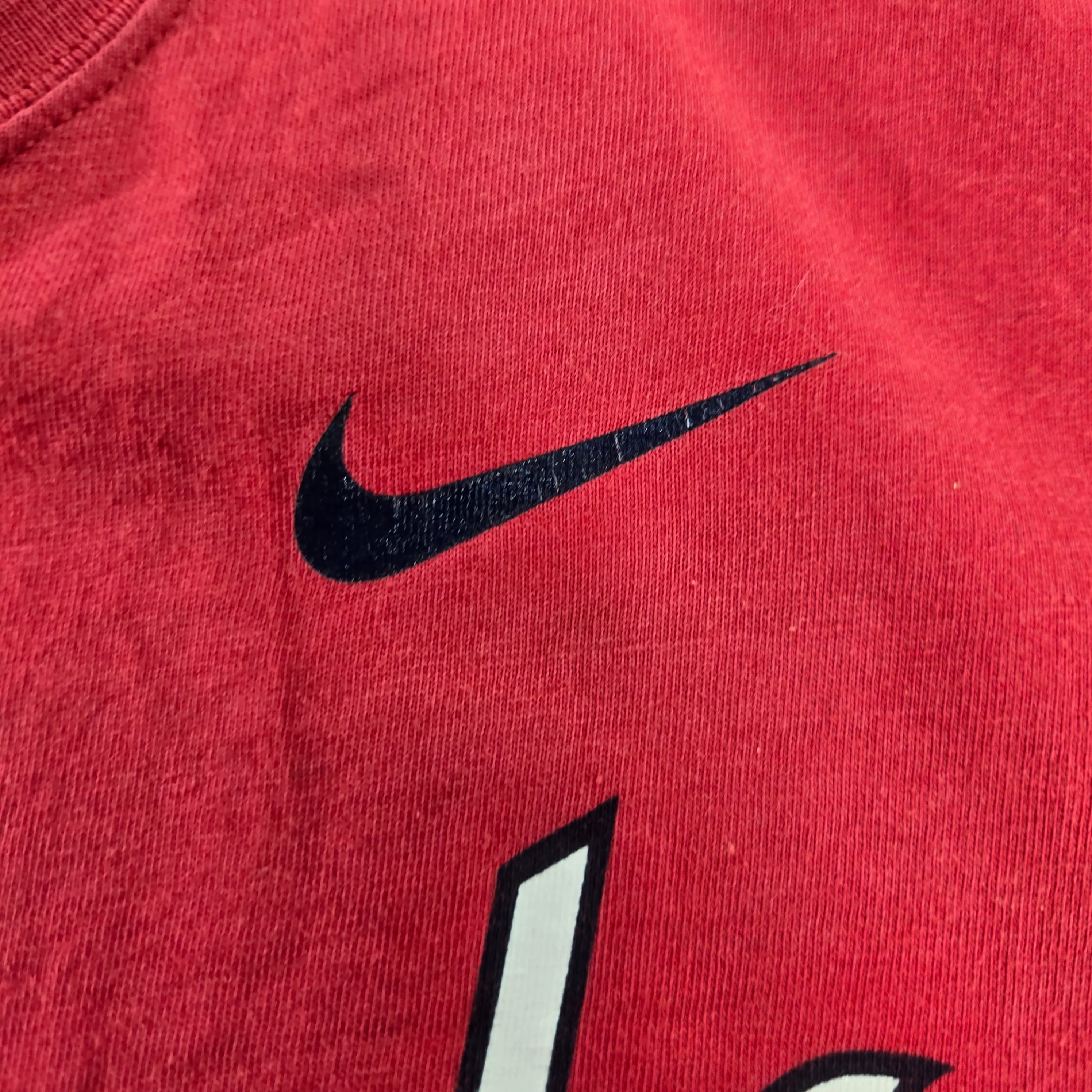 Nike Nationals Baseball Red T-Shirt Size Large - Thumbnail 10