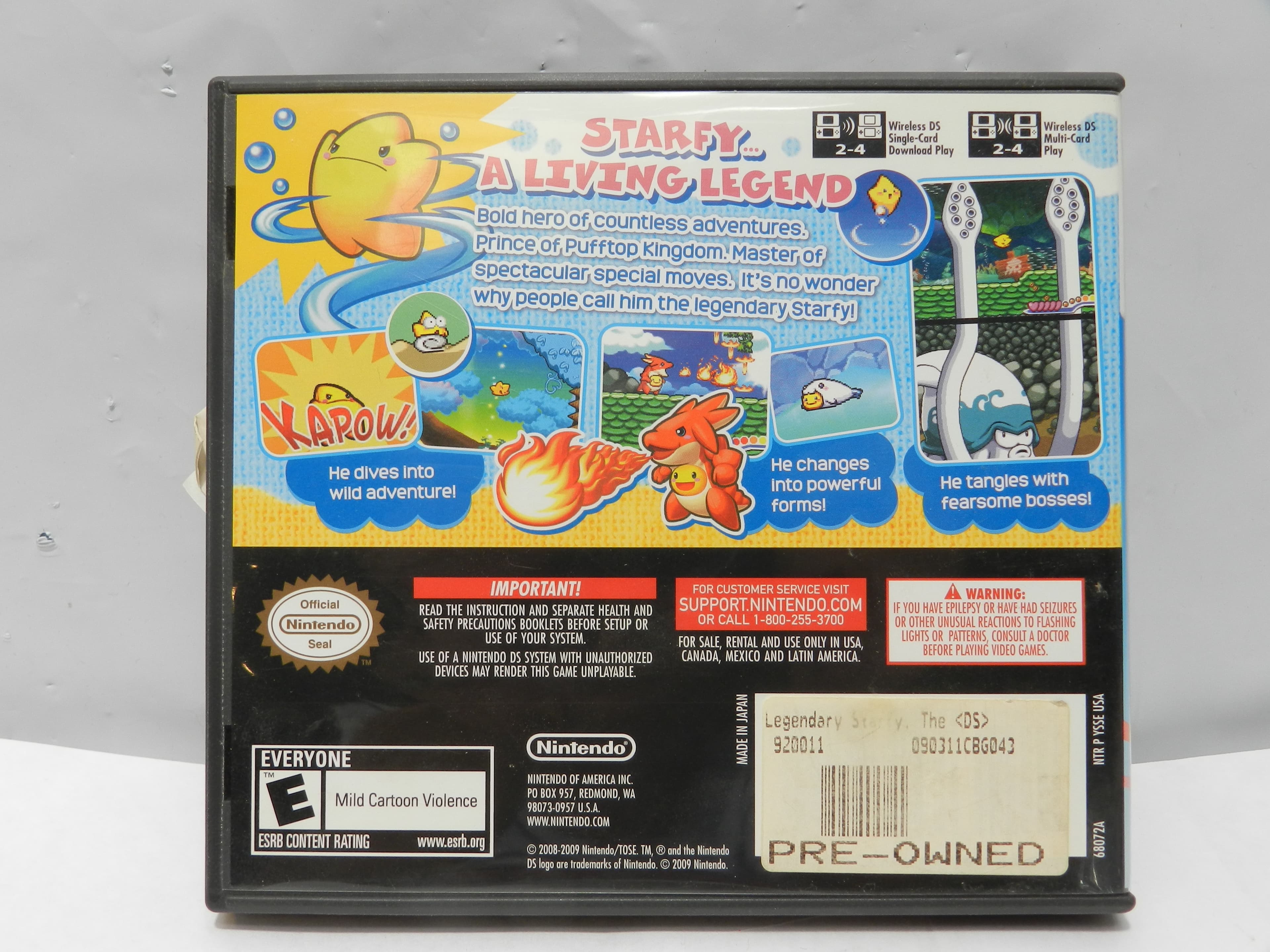 Nintendo DS The Legendary Starfy Game Cartridge (O8M) - Thumbnail 2