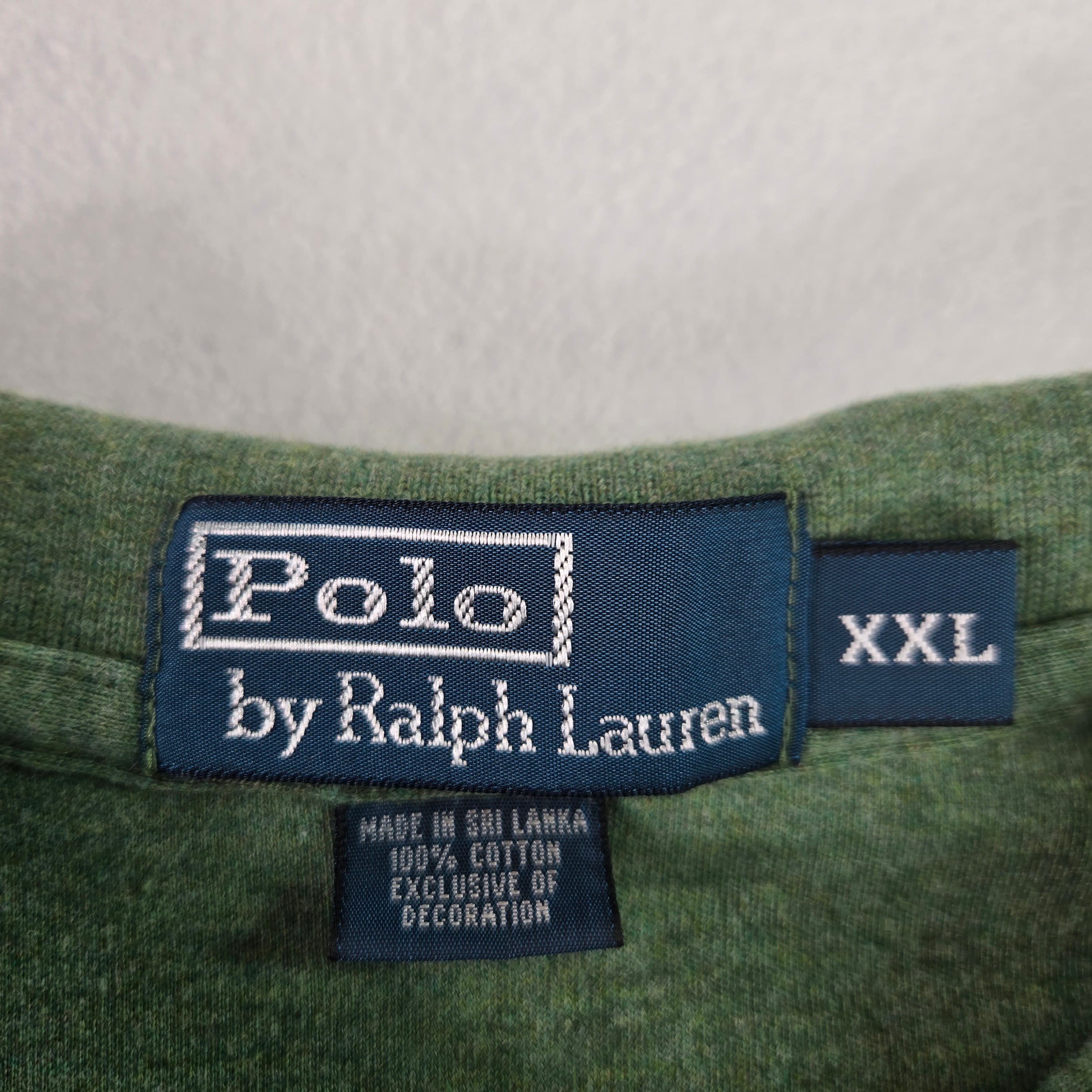 Polo Ralph Lauren Green Polo Shirt XXL - Thumbnail 2