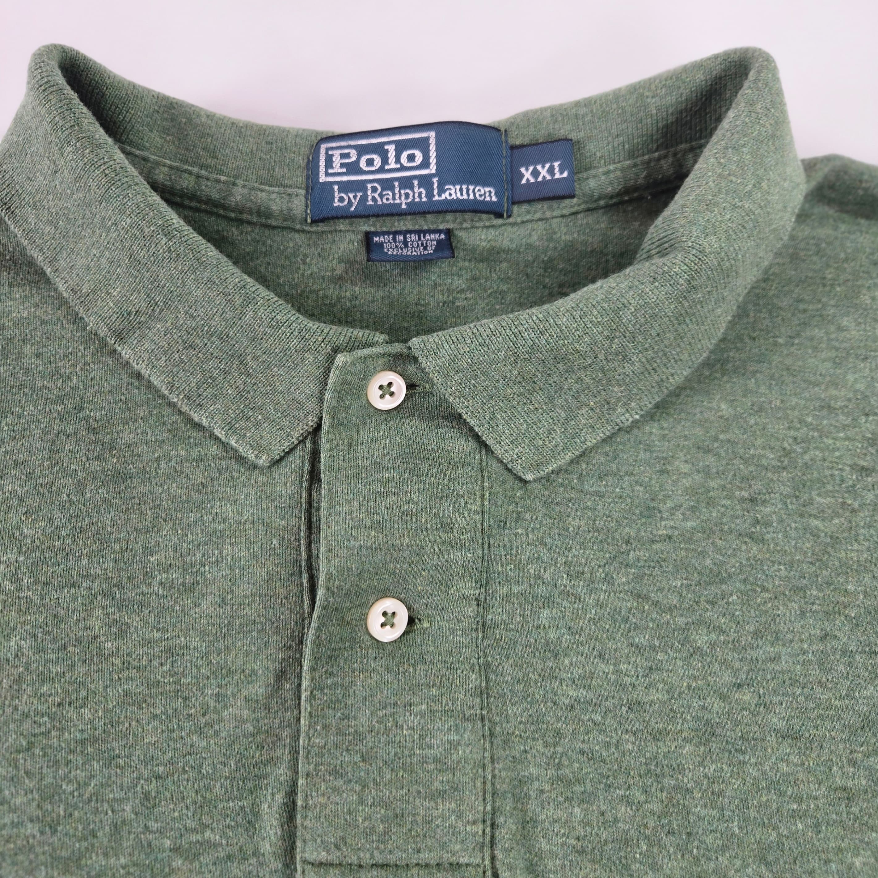 Polo Ralph Lauren Green Polo Shirt XXL - Thumbnail 10