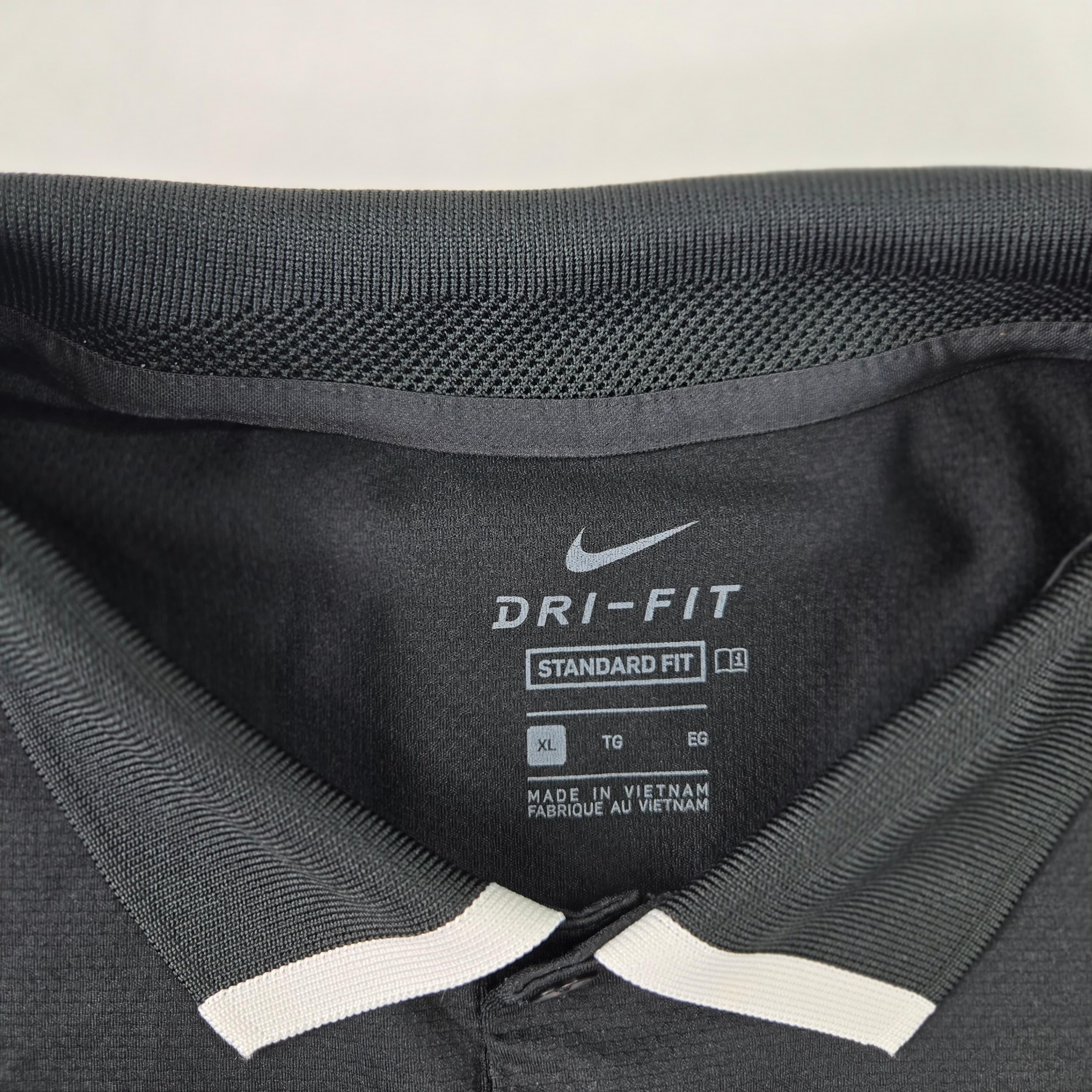 Nike Dri-FIT Polo Shirt XL Black Standard Fit - Thumbnail 3