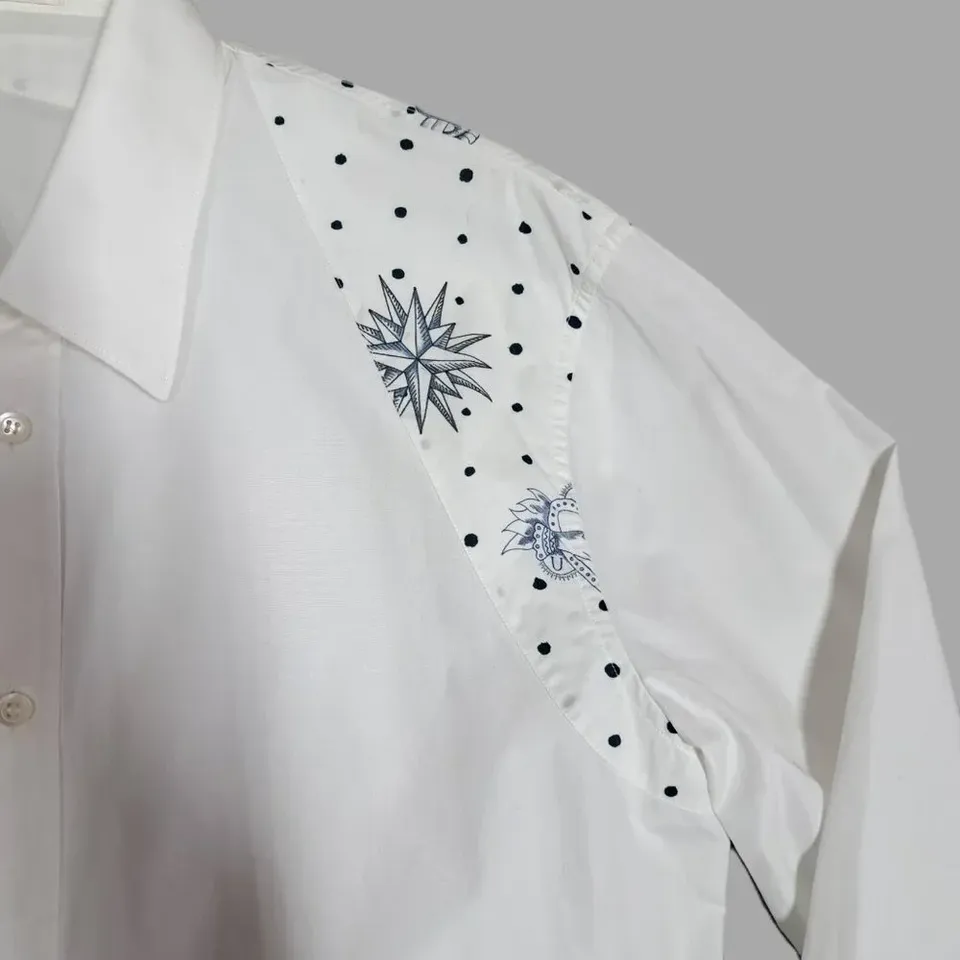 Alexander McQueen nautical print harness shirt - Thumbnail 3