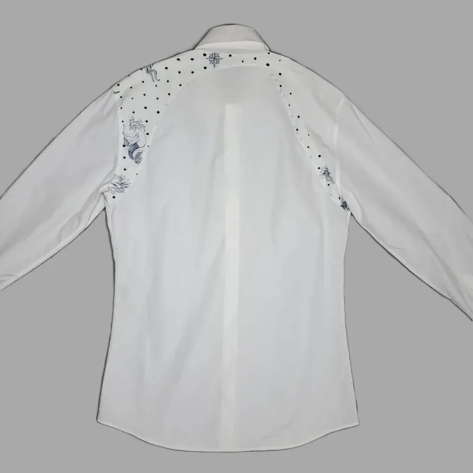 Alexander McQueen nautical print harness shirt - Thumbnail 5