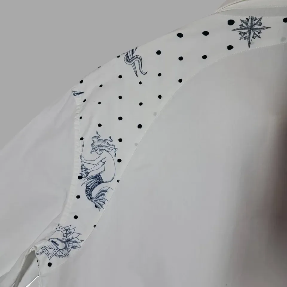 Alexander McQueen nautical print harness shirt - Thumbnail 6