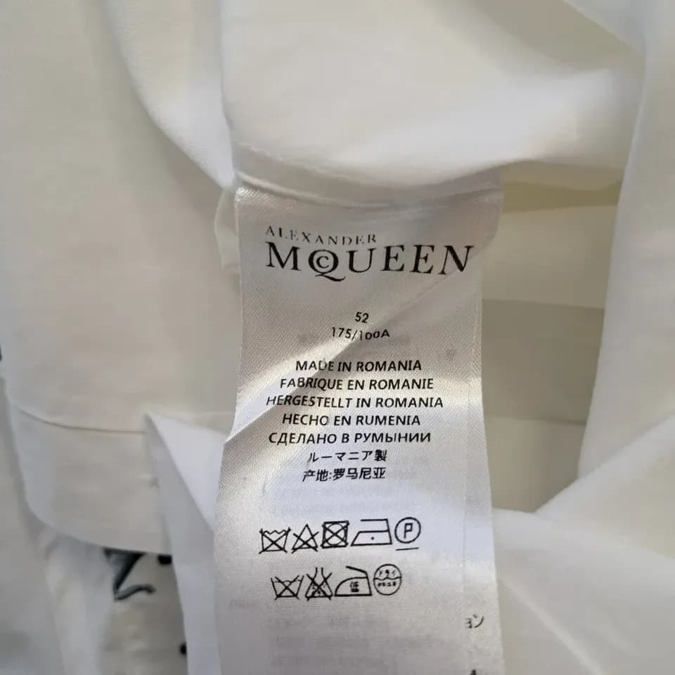Alexander McQueen nautical print harness shirt - Thumbnail 8