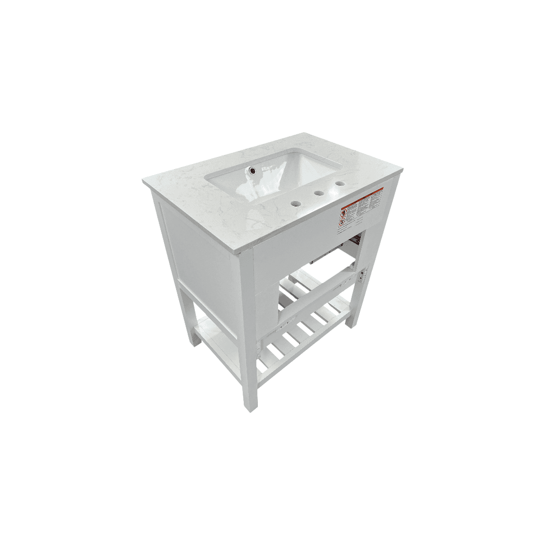 Lark Manor Carnavon Single Bathroom Vanity with Engineered Stone Top - Thumbnail 10