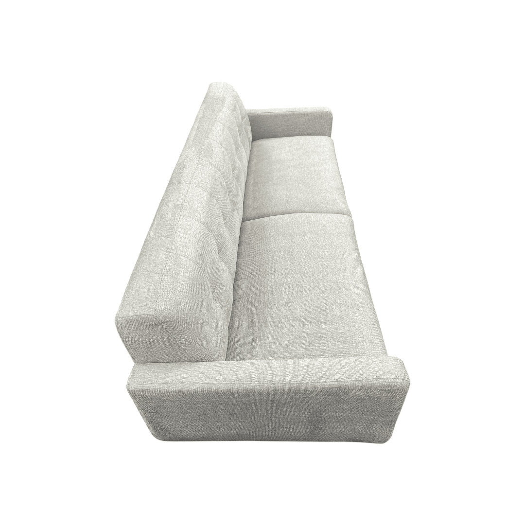 At Home Hadley Tufted Back Sofa - Taupe - Thumbnail 14