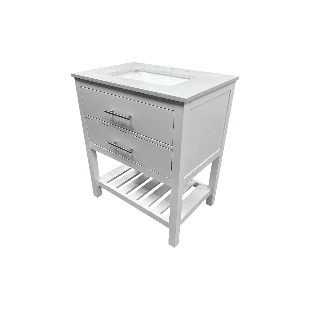 Lark Manor Carnavon Single Bathroom Vanity with Engineered Stone Top - Thumbnail 5