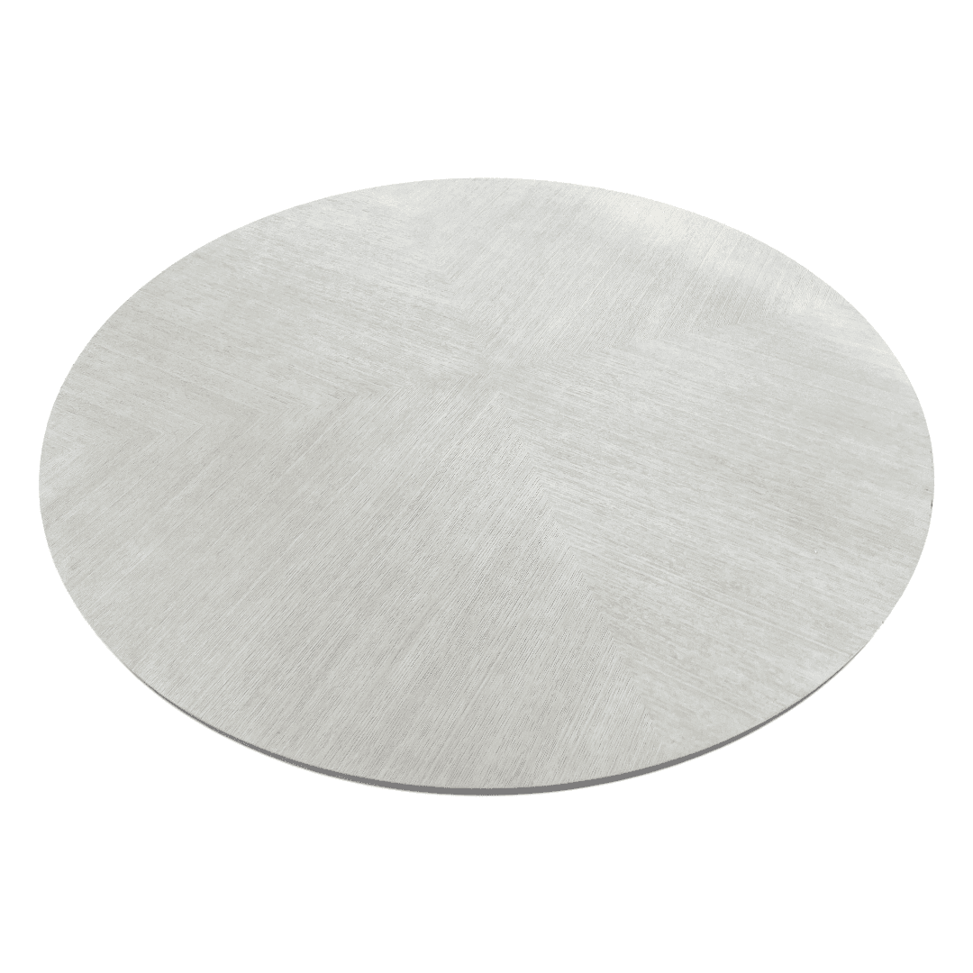 Maitland Smith Oak Round Solid Wood Dining Table - Thumbnail 15