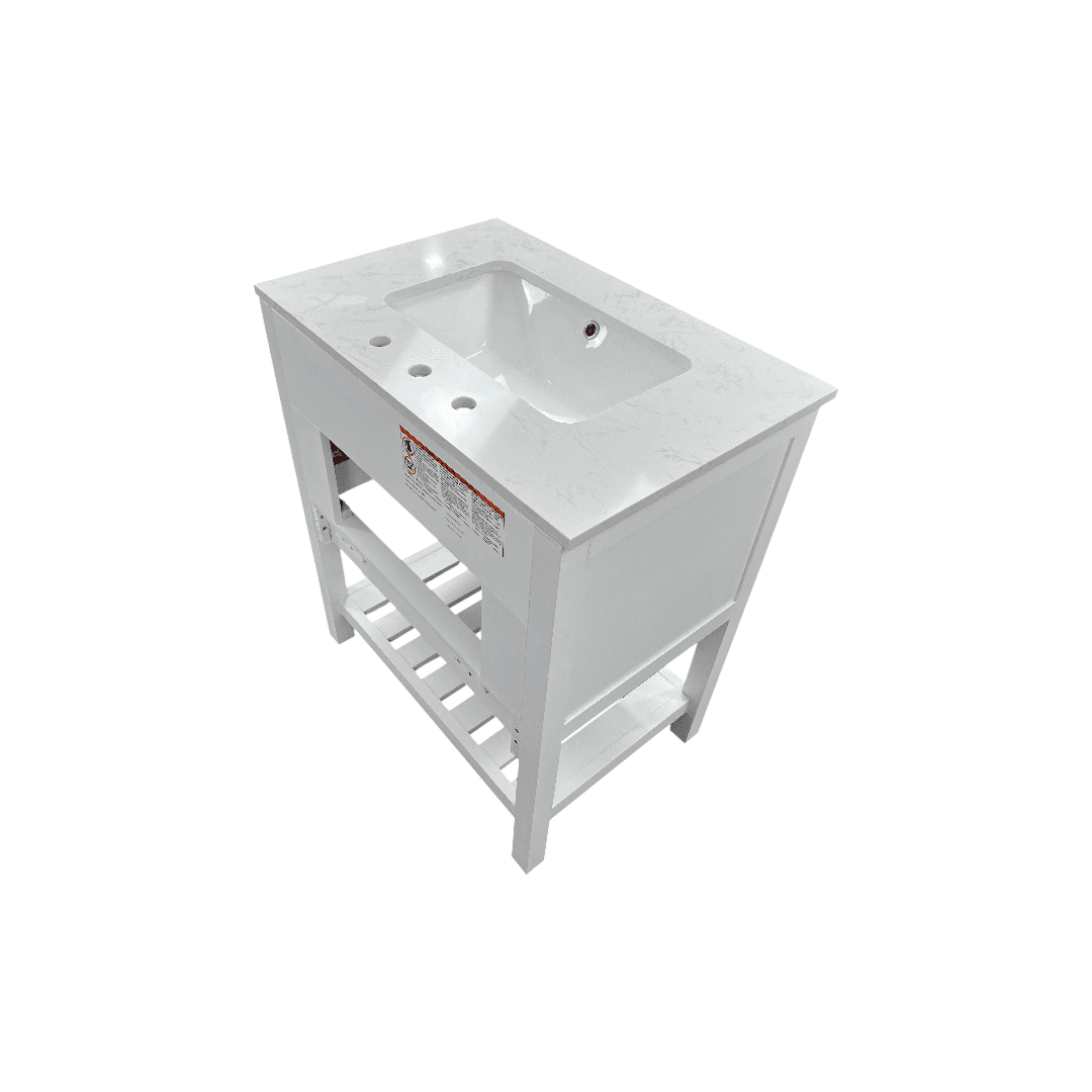 Lark Manor Carnavon Single Bathroom Vanity with Engineered Stone Top - Thumbnail 12