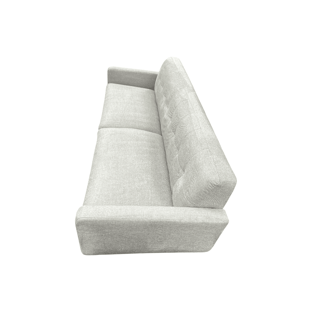 At Home Hadley Tufted Back Sofa - Taupe - Thumbnail 8