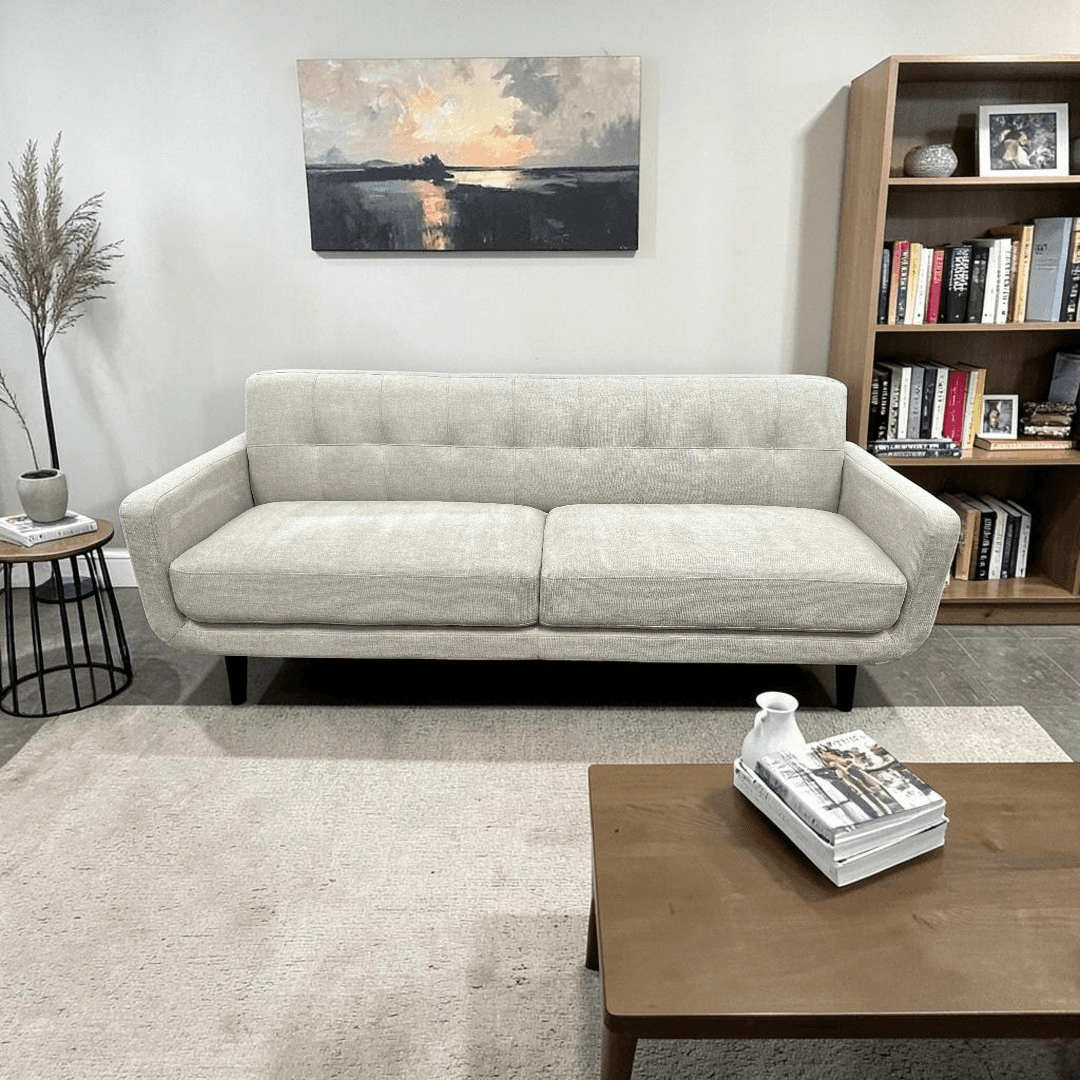 At Home Hadley Tufted Back Sofa - Taupe