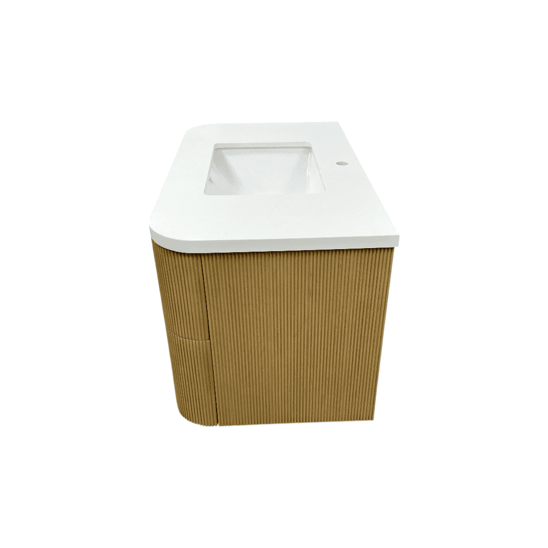 Ophelia & Co. Chantal Single Bathroom Vanity With Engineered Quartz Top - Thumbnail 8