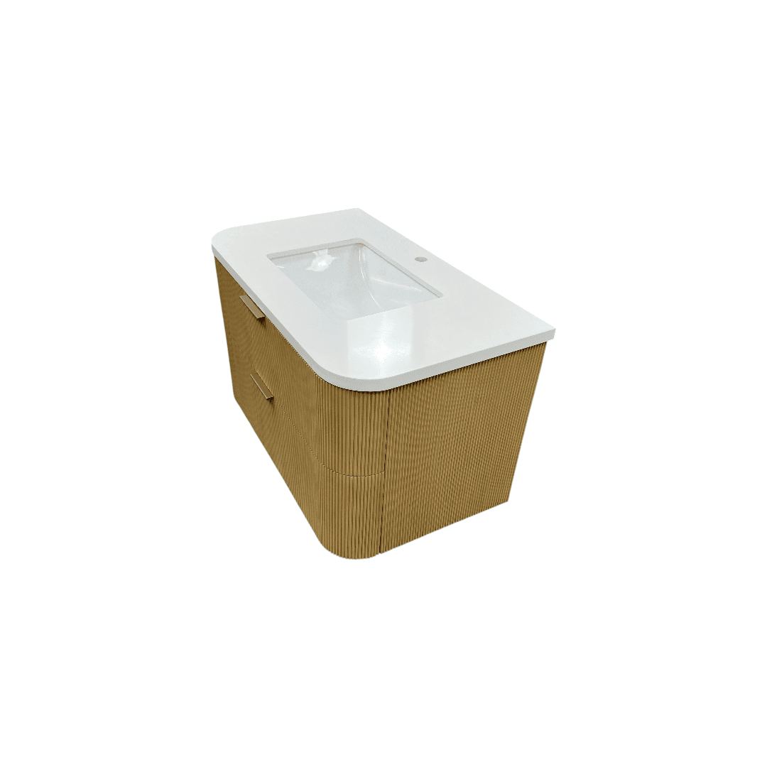 Ophelia & Co. Chantal Single Bathroom Vanity With Engineered Quartz Top - Thumbnail 6