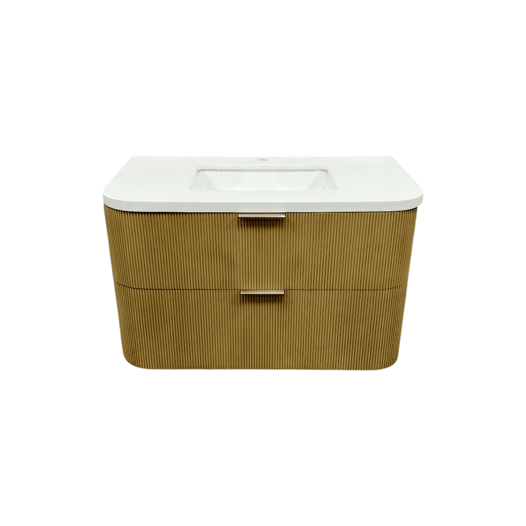 Ophelia & Co. Chantal Single Bathroom Vanity With Engineered Quartz Top - Thumbnail 3