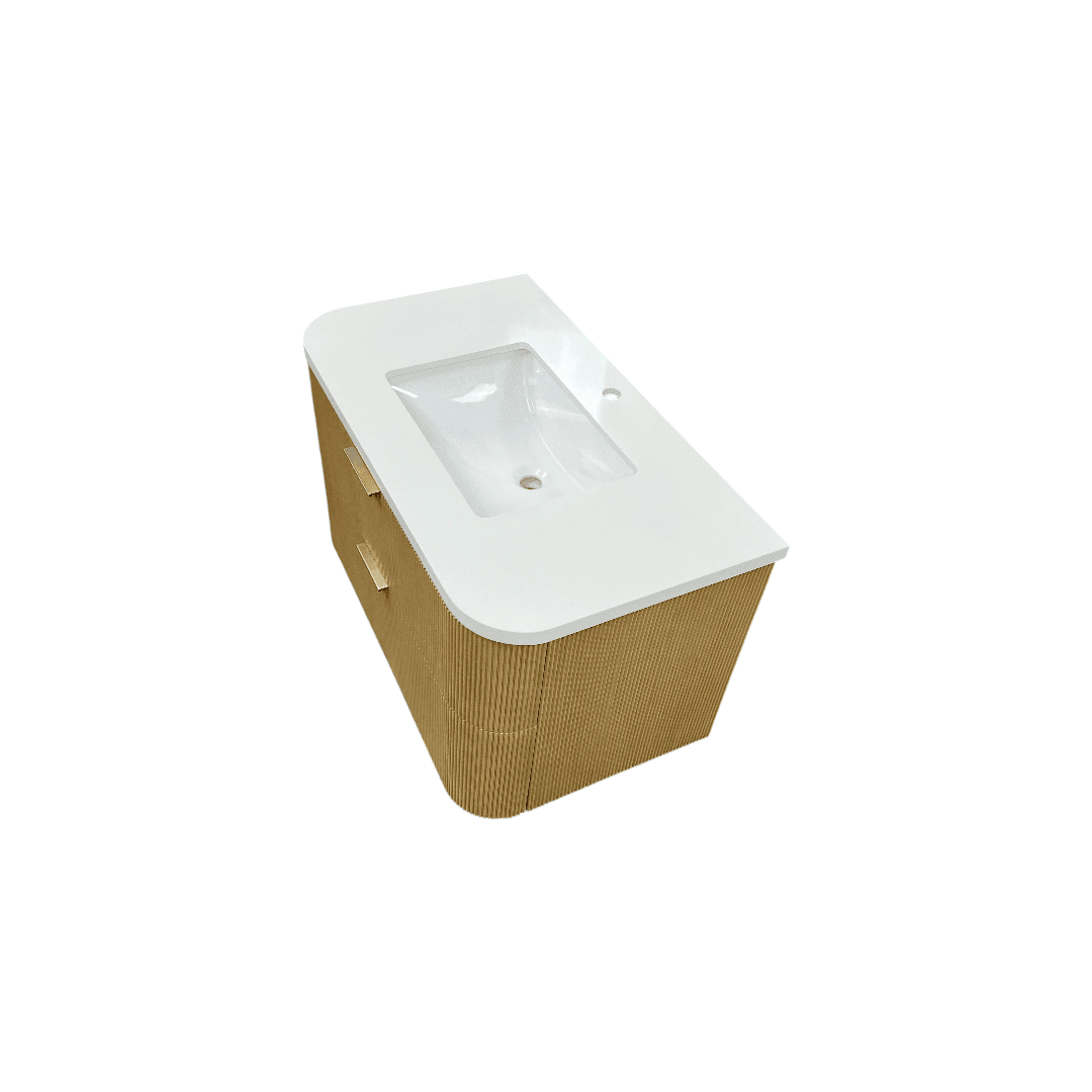Ophelia & Co. Chantal Single Bathroom Vanity With Engineered Quartz Top - Thumbnail 7